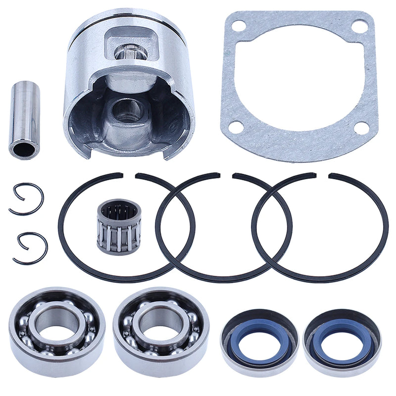 Kit de piston y anillos de 48mm, para motosierra Husqvarna 61